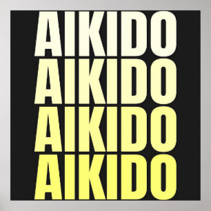 AIKIDO Poster de Artes Marciais