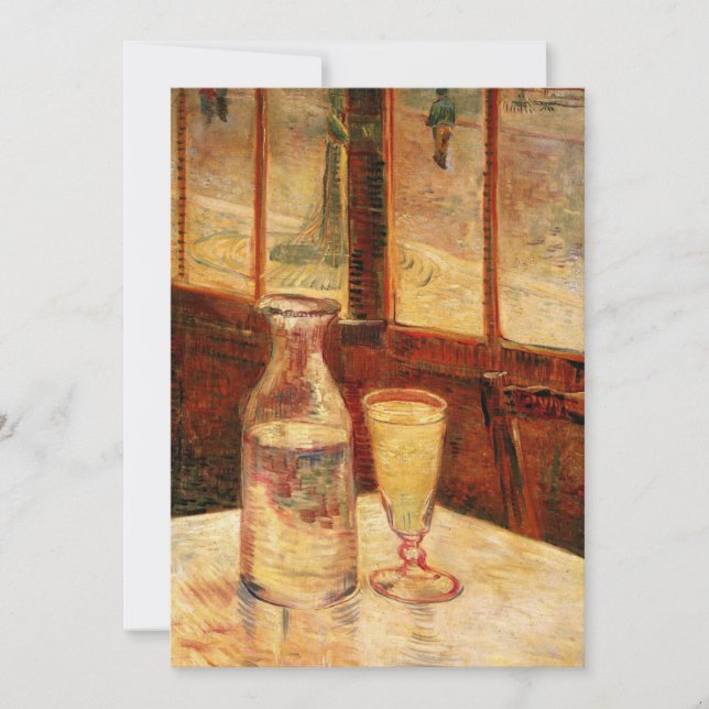 Ainda com a Absinthe por Vincent van Gogh (Frente)