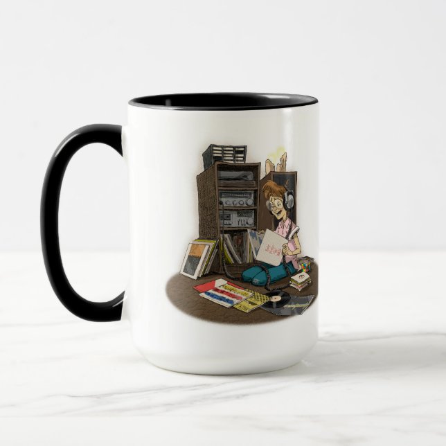 “Ainda É Rock & Roll pra Mim” Caneca 15 oz. (Esquerda)