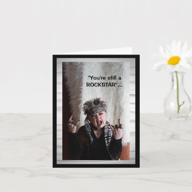 Ainda é um Rockstar no meu cartão de sonhos (Planta pequena)