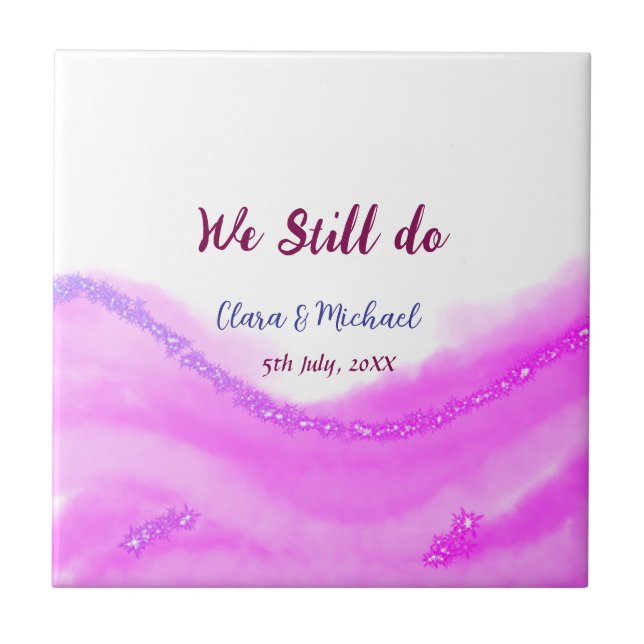 Ainda fazemos brilho púrpura da cor da água rosa (Frente)