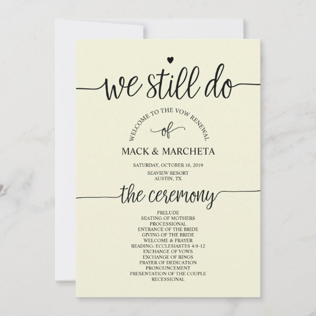 Ainda fazemos cartão de programação (Frente)