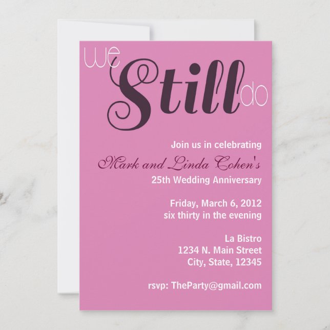 Ainda Fazemos Convite De Aniversário (Frente)