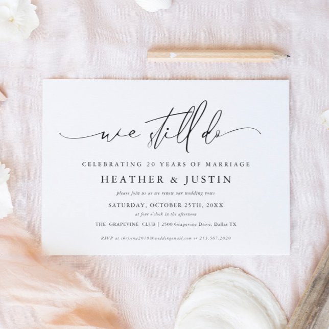 Ainda Fazemos Convites De Renovação De Vow (Criador carregado)