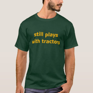 ainda jogos com camiseta engraçada dos tratores