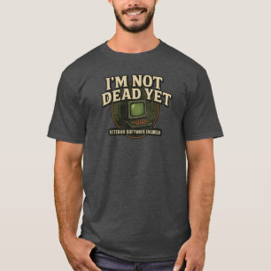 Ainda Não Morri – Camiseta Emblema de Tecnologia V
