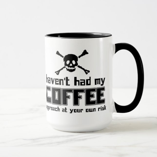 Ainda não tomei meu café - caneca (Direita)