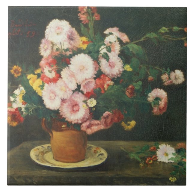 Ainda vida com ásteres (Frente)