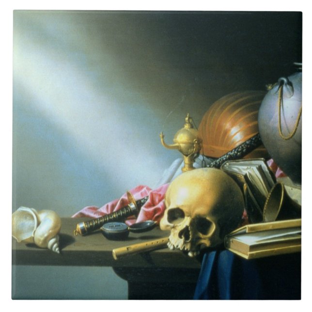 Ainda vida: Uma alegoria das vaidade de L humano (Frente)