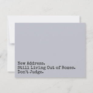 Ainda vivendo fora das caixas, não julgue o cartão