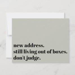 Ainda vivendo fora das caixas, não julgue o cartão