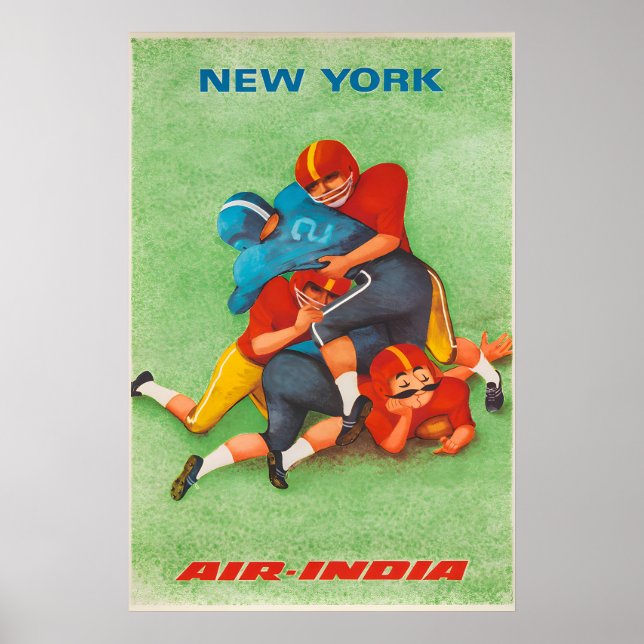 Air India - Nova York - Impressões de Pôster de Vi (Frente)
