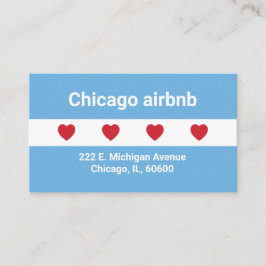 Airbnb | CARTÃO DE VISITA | Chicago