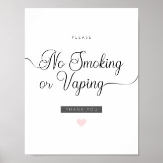 Airbnb Sem Fumar ou Vaping Poster
