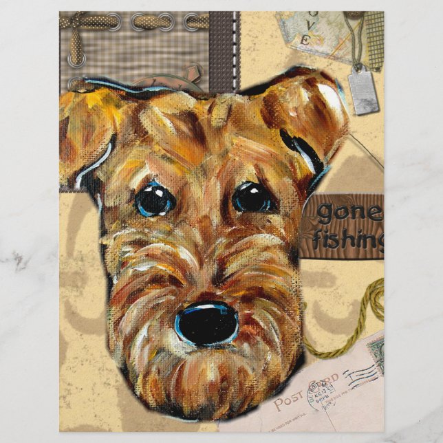 AIREDALE TERRIER (Frente)