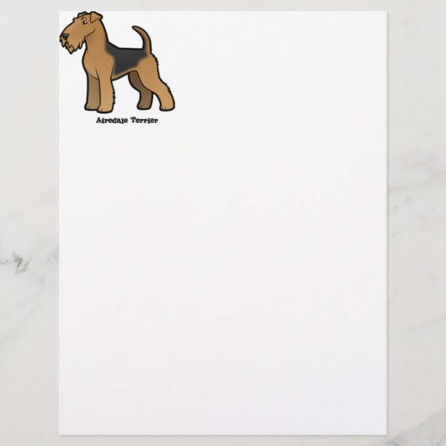 airedale terrier (Frente)