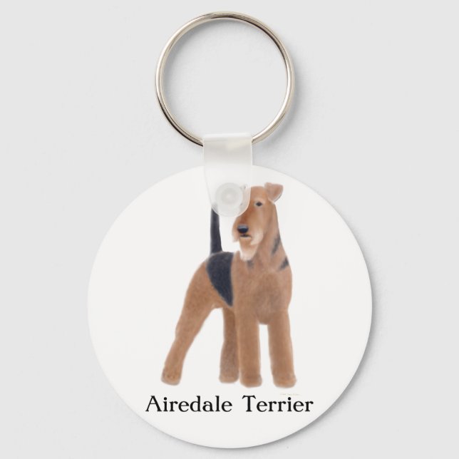 Airedale Terrier Chaveiro (Frente)