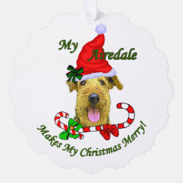 Airedale Terrier Christmas