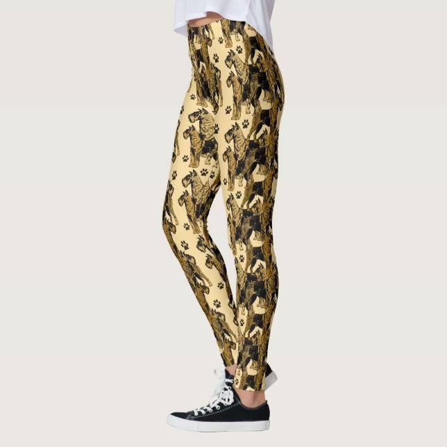 Airedale terrier Leggings (Esquerda)