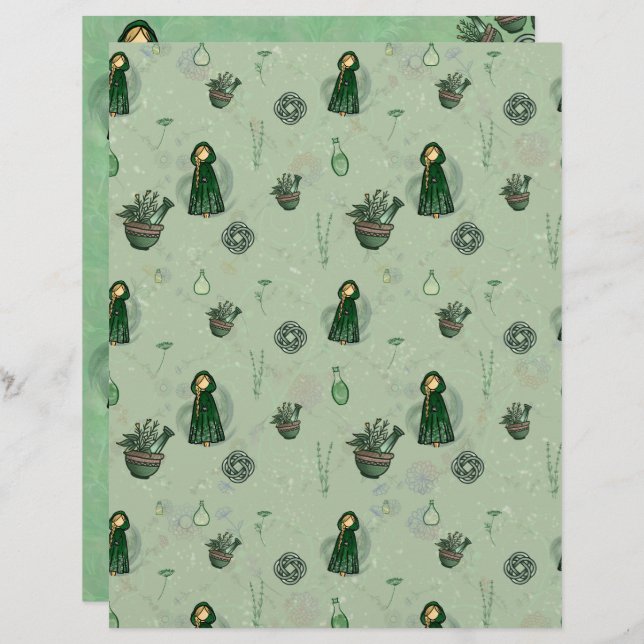 Airmid, Deusa Celta da Cura (Frente/Verso)