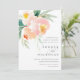 Airy Floral | Convite Para Casamento (Em pé/Frente)