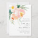 Airy Floral | Convite Para Casamento (Frente)