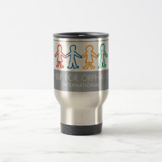 Ajuda para a caneca de viagem de aço inoxidável
