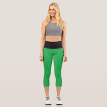 Ajustado de compressão Leggings Eco Capri