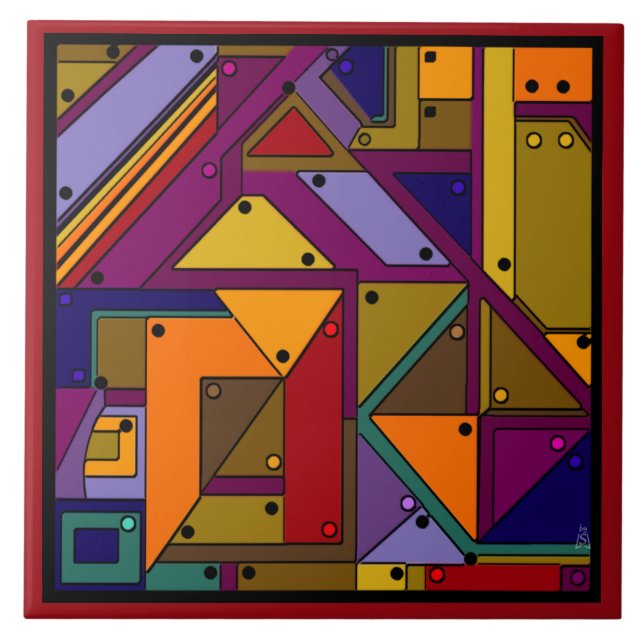 Ajustando (Azulejo) (Frente)