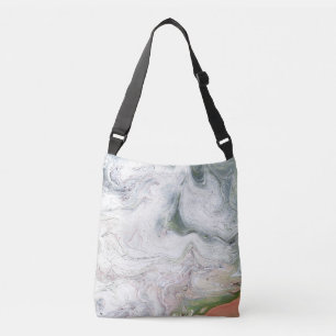 Ajustável Águia Fofa Bolsa Abstrata Branca