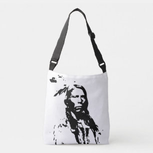 AJUSTÁVEL AMERICAN INDIAN ART CROSS BODY BAG BOLSA PURSE