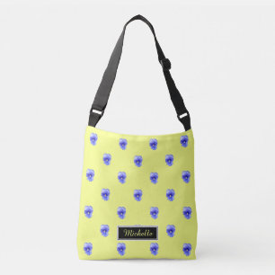 Ajustável Amor perfeito azul o bolsa personalizado