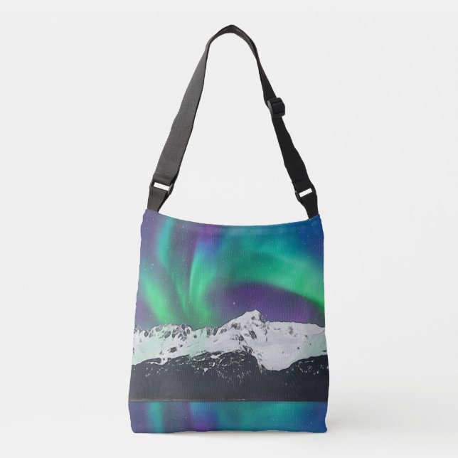 Ajustável Aurora Borealis - Bolsa de Corpo Cruzado (Frente)