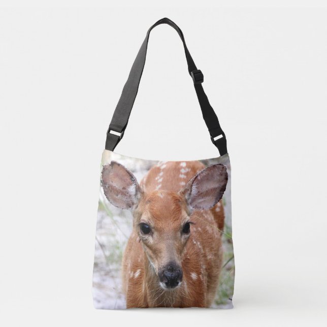 Ajustável Baby Deer Cross-Body Bolsa (Frente)