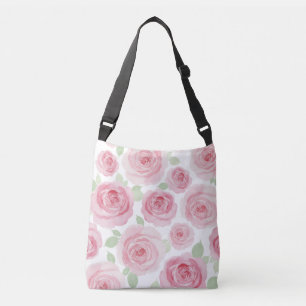 Ajustável Bolsa Artística em Aquarela Rosa