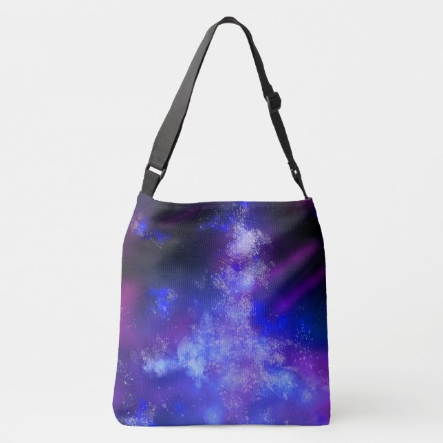Ajustável Bolsa de Apphire Azul do Céu Noturno (Verso)