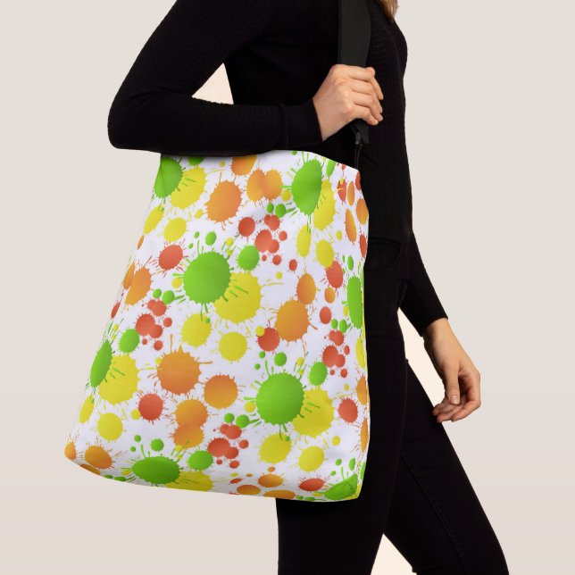 Ajustável Bolsa de Bebê -Bolsa transversal com Estampa Integ (Close Up)