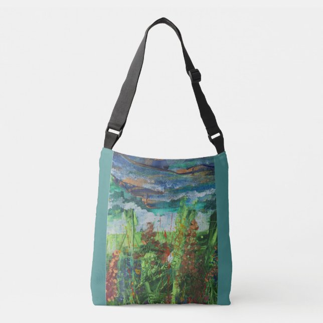 Ajustável Bolsa de bolsa de impressão de Jardim de Verão (Frente)