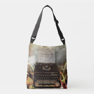 Ajustável Bolsa de Citações Carry On Steampunk Shakespeare