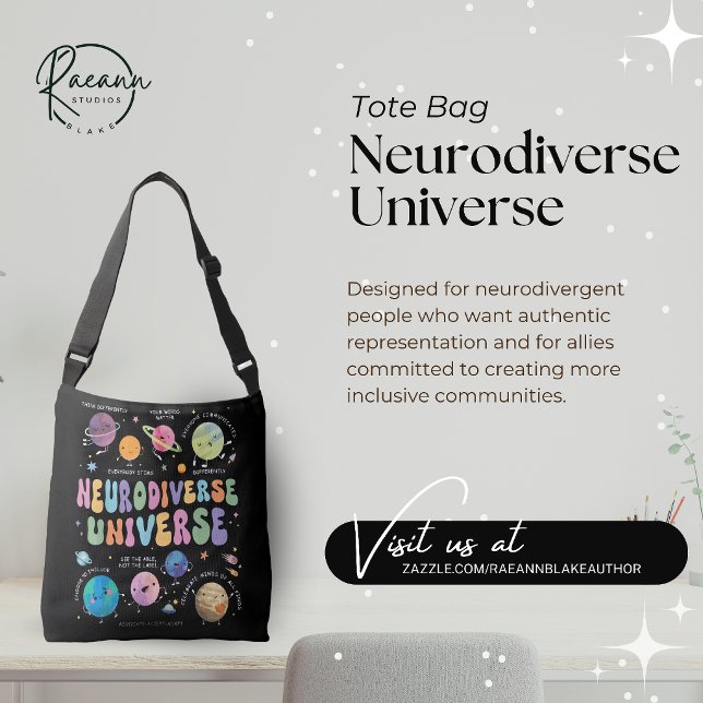 Ajustável Bolsa de conscientização do Universo Neurodiverso (Criador carregado)