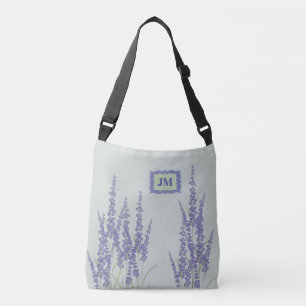 Ajustável Bolsa de Corpo bonito de Pastel com Flor Lavanda