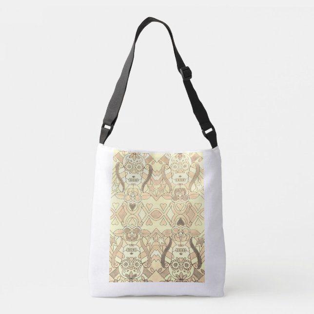 Ajustável Bolsa de Corpo Cruzado de Açúcar (Verso)