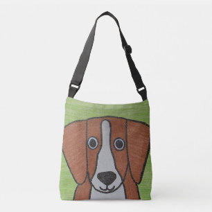Ajustável Bolsa de Corpo Cruzado do Beagle Cortado