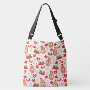Ajustável Bolsa de Corpo Cruzado do Dia do Canadá