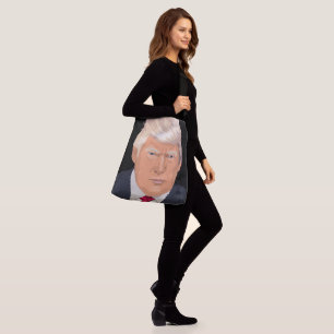AJUSTÁVEL BOLSA DE DESIGNER DE CORPO CRUZADO DONALD TRUMP