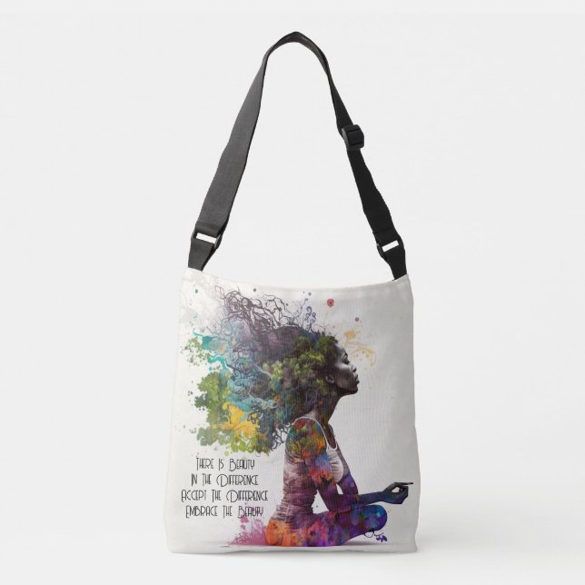 Ajustável Bolsa de Embraço de Mulher Inspirada (Frente)