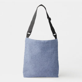 Ajustável Bolsa de jeans azul claro com estampa corte e cost
