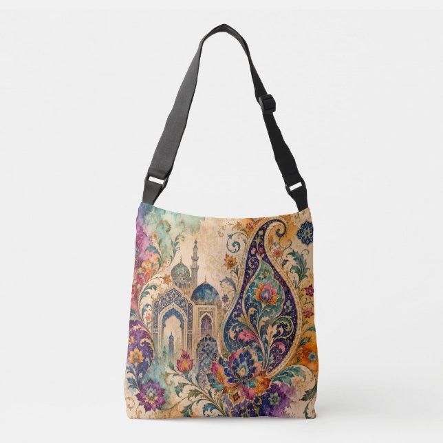 Ajustável Bolsa de Ombro Arte Persa (Frente)