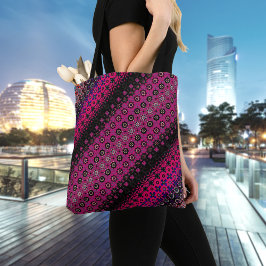 Ajustável Bolsa de padrão rosa-quente abstrato