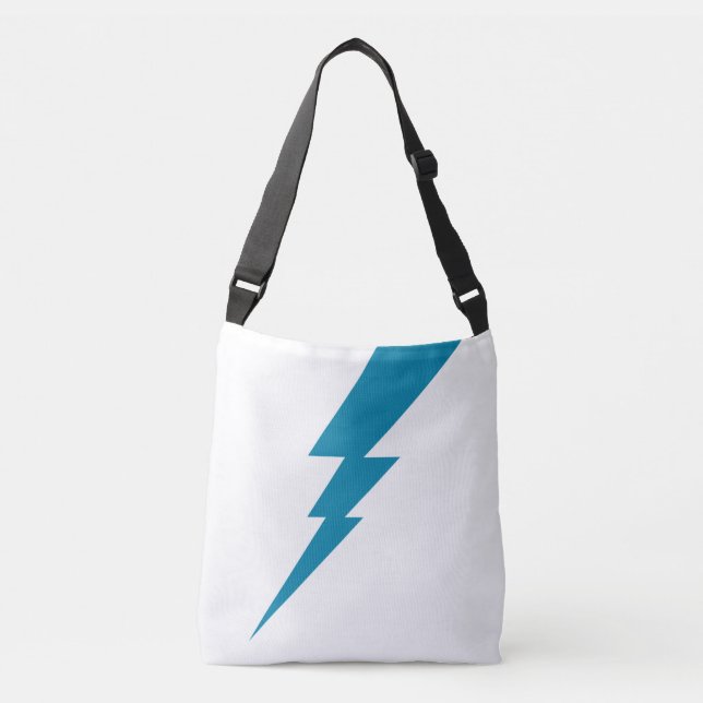 Ajustável Bolsa de raios Flash Azul (Frente)